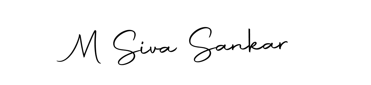 How to make M Siva Sankar signature? Autography-DOLnW is a professional autograph style. Create handwritten signature for M Siva Sankar name. M Siva Sankar signature style 10 images and pictures png