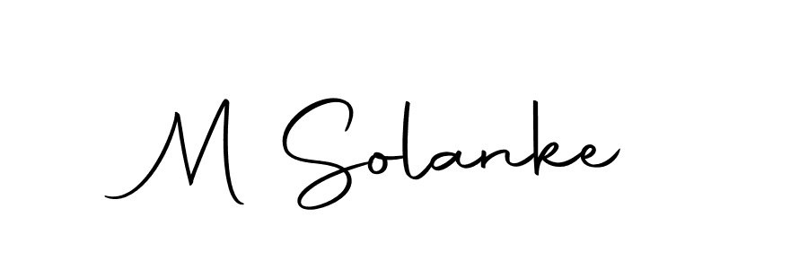 M Solanke stylish signature style. Best Handwritten Sign (Autography-DOLnW) for my name. Handwritten Signature Collection Ideas for my name M Solanke. M Solanke signature style 10 images and pictures png
