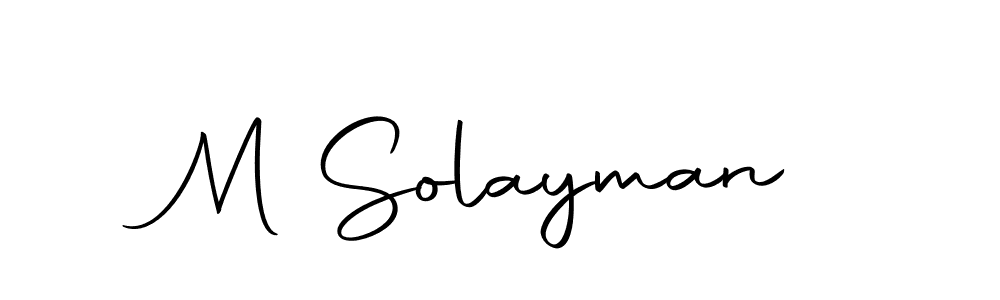 Similarly Autography-DOLnW is the best handwritten signature design. Signature creator online .You can use it as an online autograph creator for name M Solayman. M Solayman signature style 10 images and pictures png
