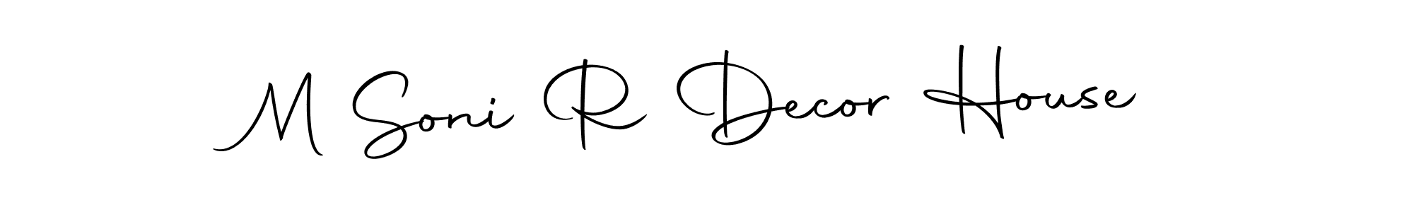 Once you've used our free online signature maker to create your best signature Autography-DOLnW style, it's time to enjoy all of the benefits that M Soni R Decor House name signing documents. M Soni R Decor House signature style 10 images and pictures png