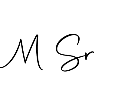 M Sr stylish signature style. Best Handwritten Sign (Autography-DOLnW) for my name. Handwritten Signature Collection Ideas for my name M Sr. M Sr signature style 10 images and pictures png