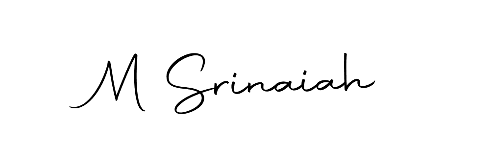 How to make M Srinaiah signature? Autography-DOLnW is a professional autograph style. Create handwritten signature for M Srinaiah name. M Srinaiah signature style 10 images and pictures png