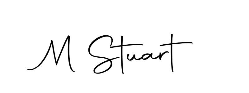 How to make M Stuart name signature. Use Autography-DOLnW style for creating short signs online. This is the latest handwritten sign. M Stuart signature style 10 images and pictures png