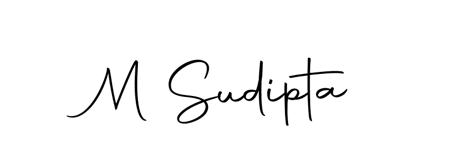 Also we have M Sudipta name is the best signature style. Create professional handwritten signature collection using Autography-DOLnW autograph style. M Sudipta signature style 10 images and pictures png