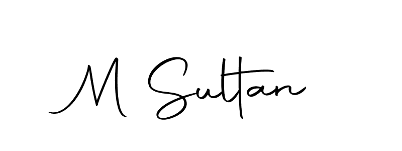 if you are searching for the best signature style for your name M Sultan. so please give up your signature search. here we have designed multiple signature styles  using Autography-DOLnW. M Sultan signature style 10 images and pictures png