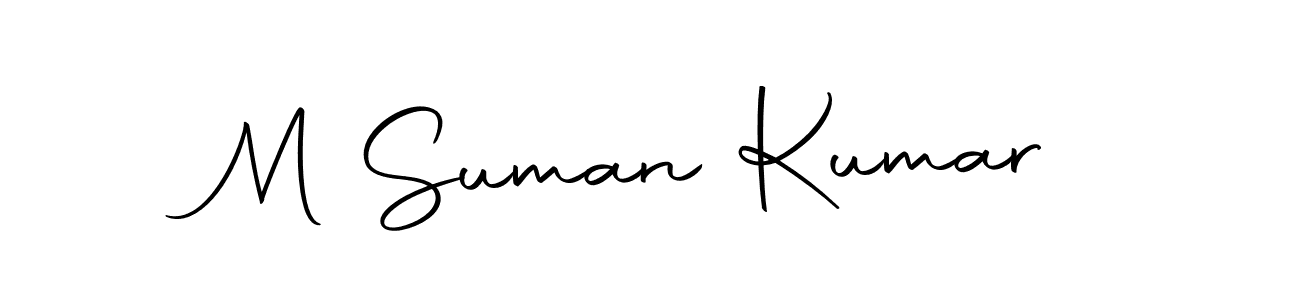 Similarly Autography-DOLnW is the best handwritten signature design. Signature creator online .You can use it as an online autograph creator for name M Suman Kumar. M Suman Kumar signature style 10 images and pictures png