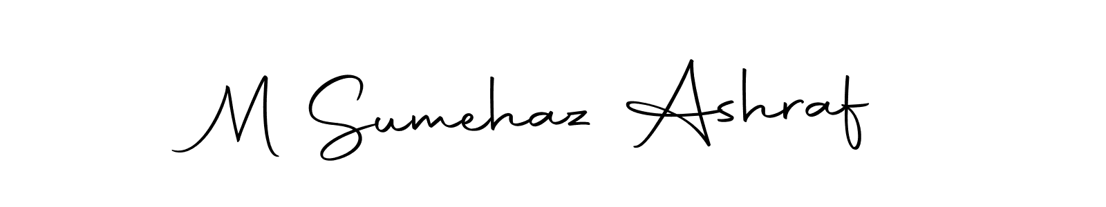 Also we have M Sumehaz Ashraf name is the best signature style. Create professional handwritten signature collection using Autography-DOLnW autograph style. M Sumehaz Ashraf signature style 10 images and pictures png