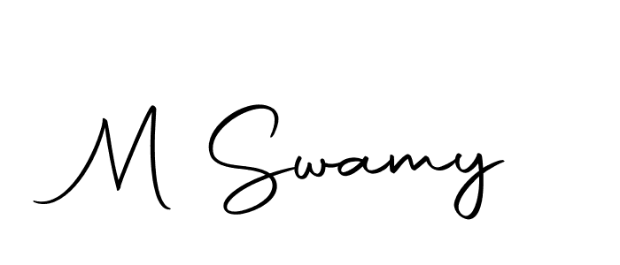 Make a beautiful signature design for name M Swamy. Use this online signature maker to create a handwritten signature for free. M Swamy signature style 10 images and pictures png