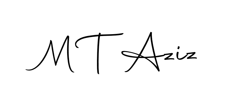 Make a beautiful signature design for name M T Aziz. Use this online signature maker to create a handwritten signature for free. M T Aziz signature style 10 images and pictures png