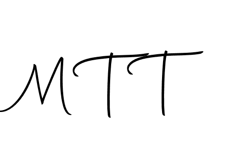 Design your own signature with our free online signature maker. With this signature software, you can create a handwritten (Autography-DOLnW) signature for name M T T. M T T signature style 10 images and pictures png