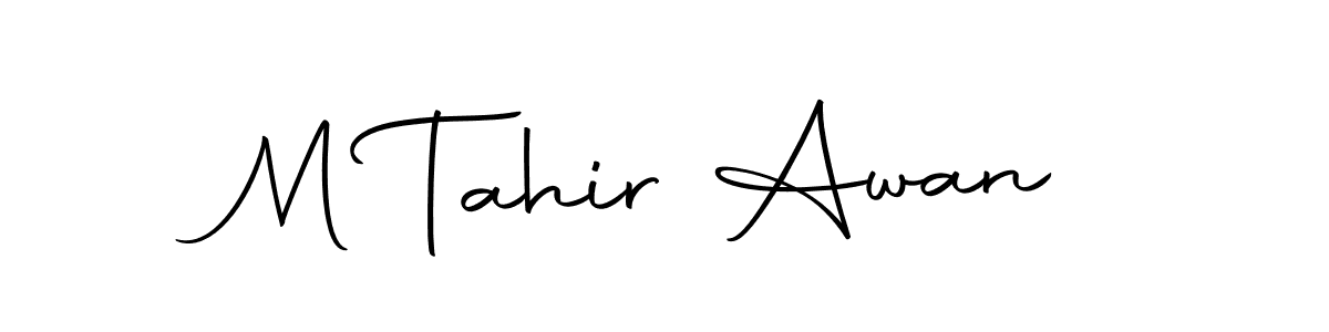 You should practise on your own different ways (Autography-DOLnW) to write your name (M Tahir Awan) in signature. don't let someone else do it for you. M Tahir Awan signature style 10 images and pictures png