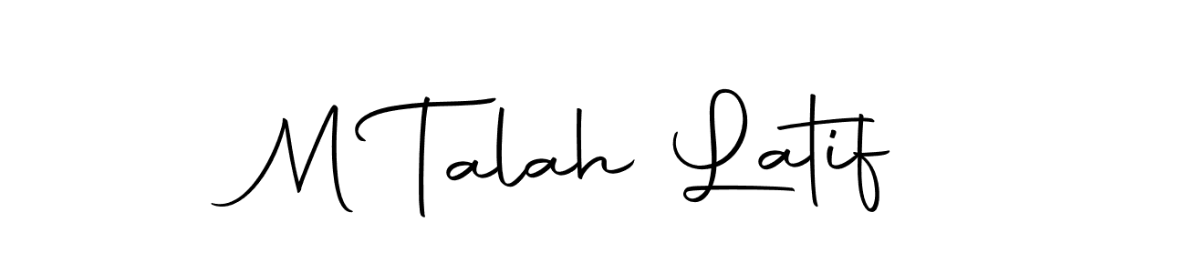 This is the best signature style for the M Talah Latif name. Also you like these signature font (Autography-DOLnW). Mix name signature. M Talah Latif signature style 10 images and pictures png