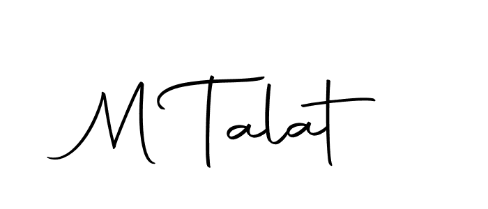 Make a beautiful signature design for name M Talat. With this signature (Autography-DOLnW) style, you can create a handwritten signature for free. M Talat signature style 10 images and pictures png