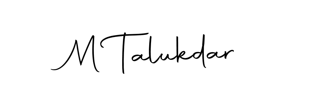 Here are the top 10 professional signature styles for the name M Talukdar. These are the best autograph styles you can use for your name. M Talukdar signature style 10 images and pictures png