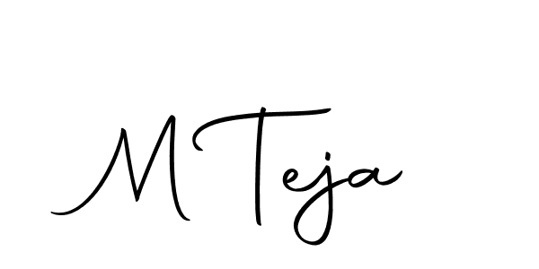 The best way (Autography-DOLnW) to make a short signature is to pick only two or three words in your name. The name M Teja include a total of six letters. For converting this name. M Teja signature style 10 images and pictures png