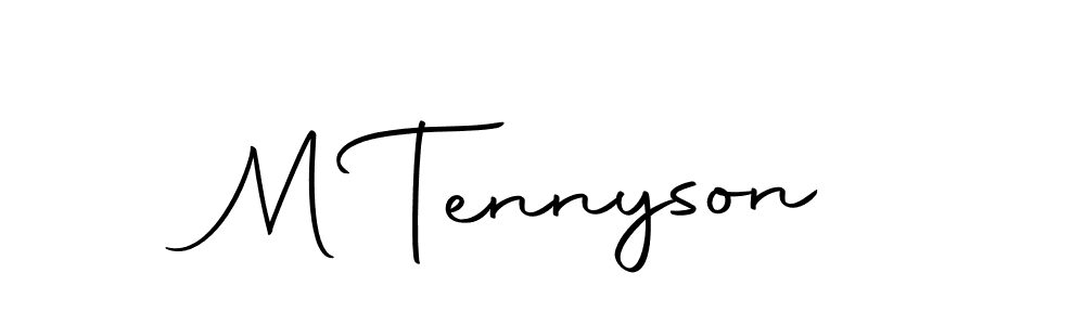 Use a signature maker to create a handwritten signature online. With this signature software, you can design (Autography-DOLnW) your own signature for name M Tennyson. M Tennyson signature style 10 images and pictures png
