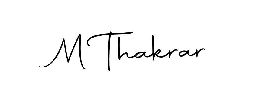 You should practise on your own different ways (Autography-DOLnW) to write your name (M Thakrar) in signature. don't let someone else do it for you. M Thakrar signature style 10 images and pictures png