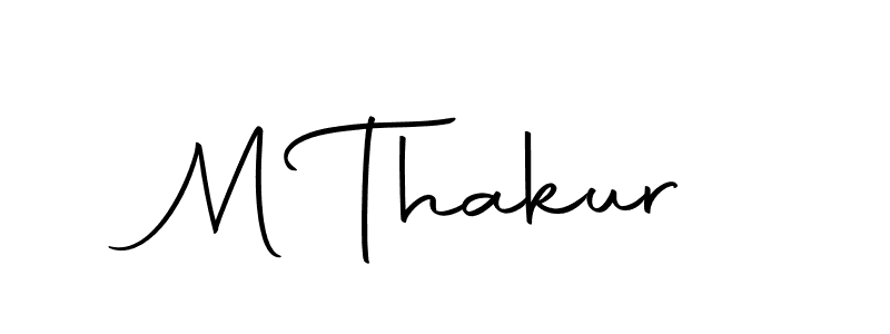 How to make M Thakur signature? Autography-DOLnW is a professional autograph style. Create handwritten signature for M Thakur name. M Thakur signature style 10 images and pictures png