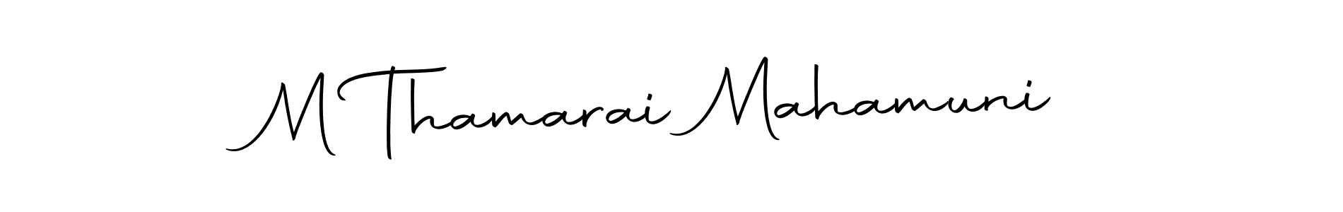 Here are the top 10 professional signature styles for the name M Thamarai Mahamuni. These are the best autograph styles you can use for your name. M Thamarai Mahamuni signature style 10 images and pictures png