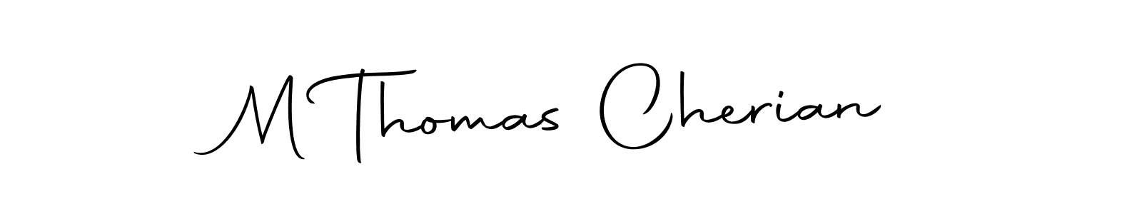 Make a beautiful signature design for name M Thomas Cherian. Use this online signature maker to create a handwritten signature for free. M Thomas Cherian signature style 10 images and pictures png