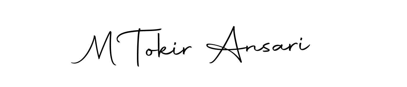 Design your own signature with our free online signature maker. With this signature software, you can create a handwritten (Autography-DOLnW) signature for name M Tokir Ansari. M Tokir Ansari signature style 10 images and pictures png