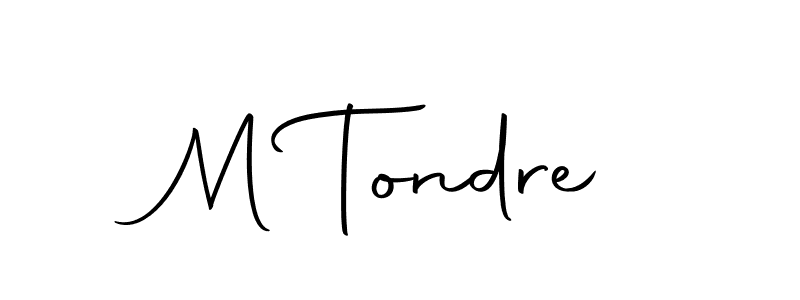 Here are the top 10 professional signature styles for the name M Tondre. These are the best autograph styles you can use for your name. M Tondre signature style 10 images and pictures png