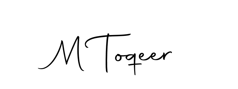 How to make M Toqeer signature? Autography-DOLnW is a professional autograph style. Create handwritten signature for M Toqeer name. M Toqeer signature style 10 images and pictures png