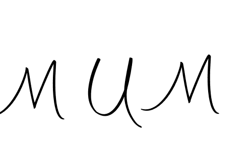 The best way (Autography-DOLnW) to make a short signature is to pick only two or three words in your name. The name M U M include a total of six letters. For converting this name. M U M signature style 10 images and pictures png