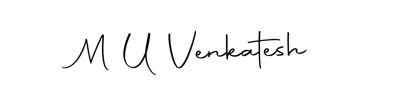 How to make M U Venkatesh signature? Autography-DOLnW is a professional autograph style. Create handwritten signature for M U Venkatesh name. M U Venkatesh signature style 10 images and pictures png