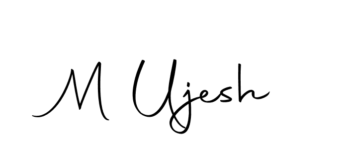 How to Draw M Ujesh signature style? Autography-DOLnW is a latest design signature styles for name M Ujesh. M Ujesh signature style 10 images and pictures png