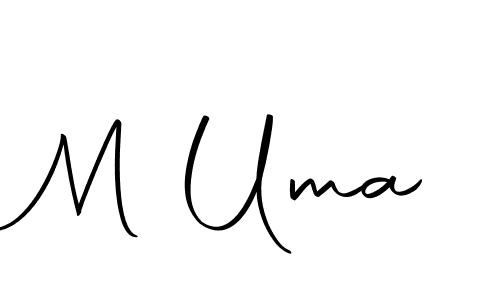 Make a beautiful signature design for name M Uma. Use this online signature maker to create a handwritten signature for free. M Uma signature style 10 images and pictures png