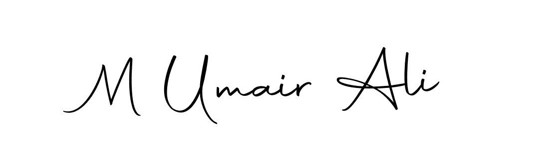 Design your own signature with our free online signature maker. With this signature software, you can create a handwritten (Autography-DOLnW) signature for name M Umair Ali. M Umair Ali signature style 10 images and pictures png