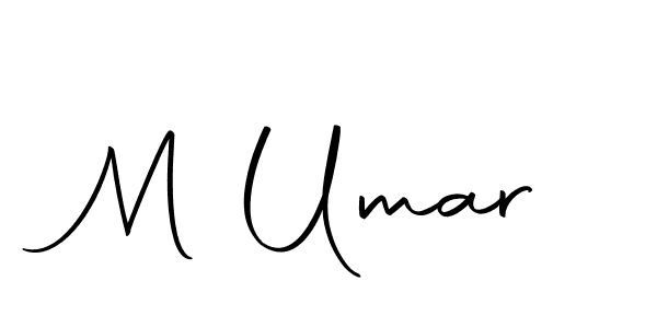 Design your own signature with our free online signature maker. With this signature software, you can create a handwritten (Autography-DOLnW) signature for name M Umar. M Umar signature style 10 images and pictures png