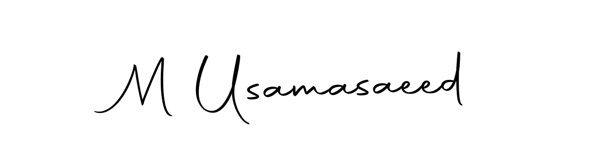 if you are searching for the best signature style for your name M Usamasaeed. so please give up your signature search. here we have designed multiple signature styles  using Autography-DOLnW. M Usamasaeed signature style 10 images and pictures png