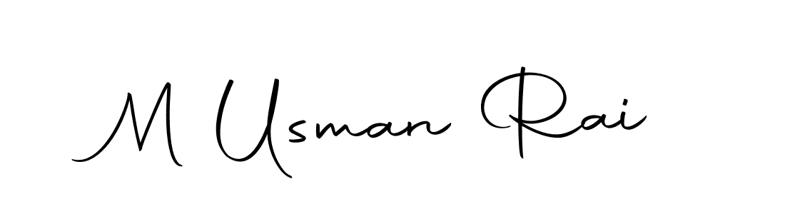 M Usman Rai stylish signature style. Best Handwritten Sign (Autography-DOLnW) for my name. Handwritten Signature Collection Ideas for my name M Usman Rai. M Usman Rai signature style 10 images and pictures png