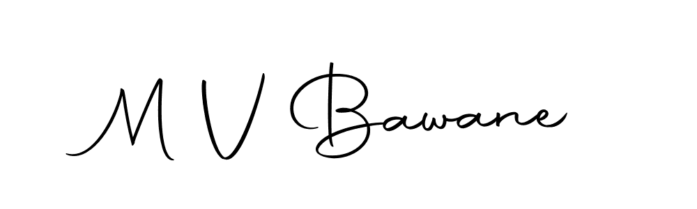 Use a signature maker to create a handwritten signature online. With this signature software, you can design (Autography-DOLnW) your own signature for name M V Bawane. M V Bawane signature style 10 images and pictures png