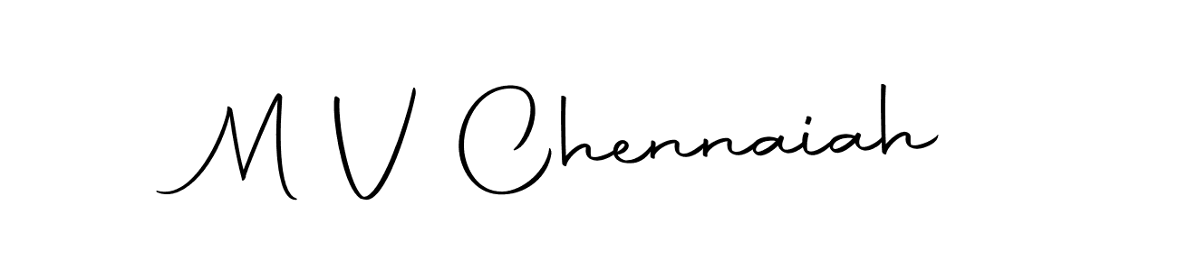 Also we have M V Chennaiah name is the best signature style. Create professional handwritten signature collection using Autography-DOLnW autograph style. M V Chennaiah signature style 10 images and pictures png