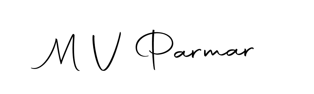 Also we have M V Parmar name is the best signature style. Create professional handwritten signature collection using Autography-DOLnW autograph style. M V Parmar signature style 10 images and pictures png