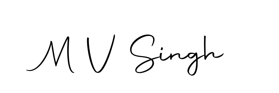 Make a beautiful signature design for name M V Singh. Use this online signature maker to create a handwritten signature for free. M V Singh signature style 10 images and pictures png