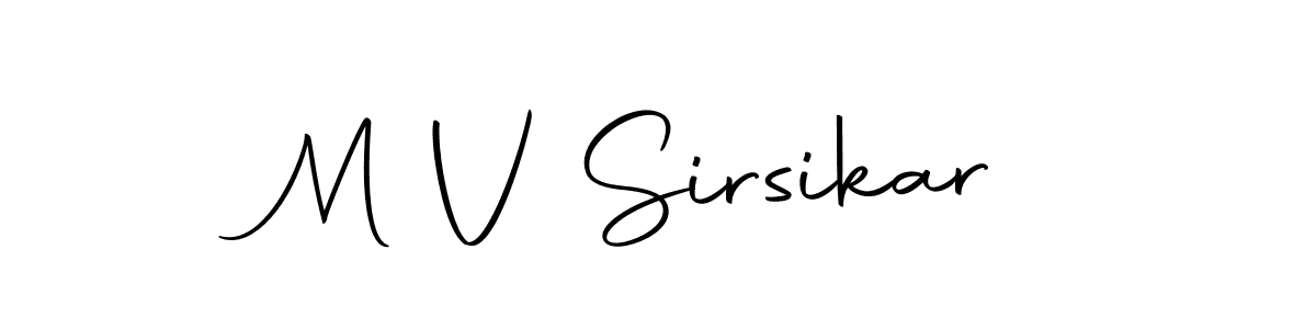 How to Draw M V Sirsikar signature style? Autography-DOLnW is a latest design signature styles for name M V Sirsikar. M V Sirsikar signature style 10 images and pictures png