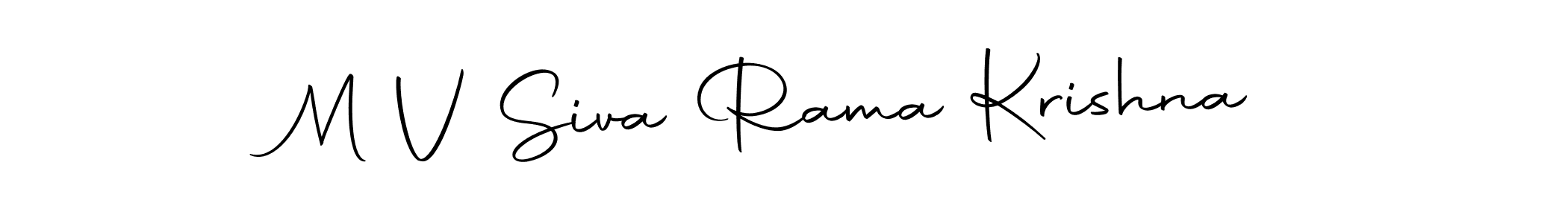 Use a signature maker to create a handwritten signature online. With this signature software, you can design (Autography-DOLnW) your own signature for name M V Siva Rama Krishna. M V Siva Rama Krishna signature style 10 images and pictures png