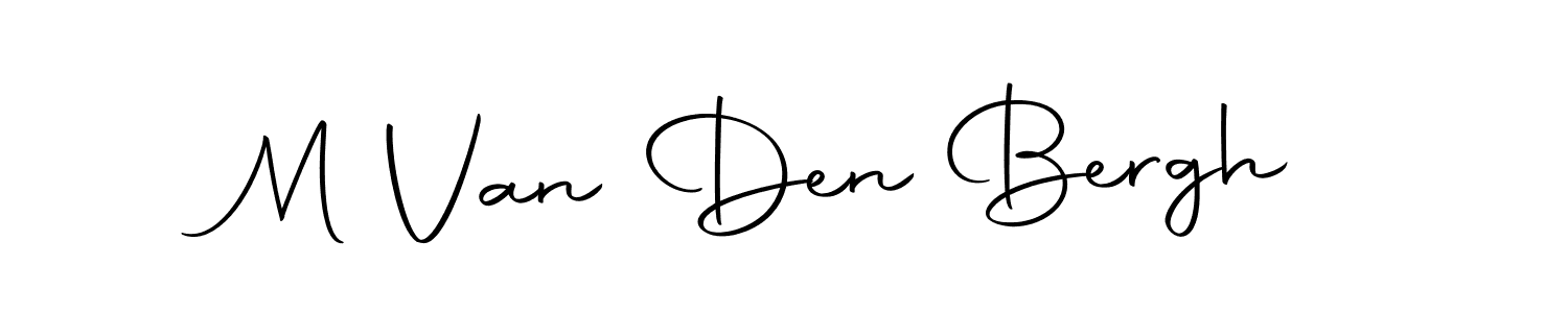 Make a beautiful signature design for name M Van Den Bergh. With this signature (Autography-DOLnW) style, you can create a handwritten signature for free. M Van Den Bergh signature style 10 images and pictures png