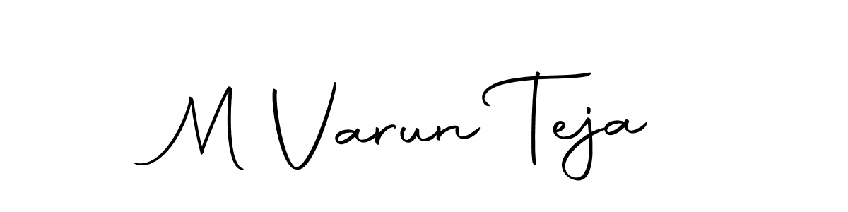 Design your own signature with our free online signature maker. With this signature software, you can create a handwritten (Autography-DOLnW) signature for name M Varun Teja. M Varun Teja signature style 10 images and pictures png