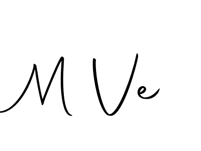 Use a signature maker to create a handwritten signature online. With this signature software, you can design (Autography-DOLnW) your own signature for name M Ve. M Ve signature style 10 images and pictures png