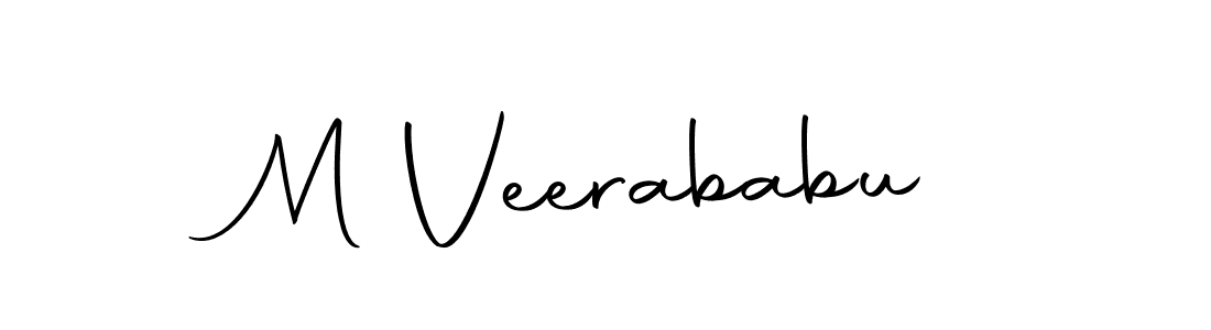 M Veerababu stylish signature style. Best Handwritten Sign (Autography-DOLnW) for my name. Handwritten Signature Collection Ideas for my name M Veerababu. M Veerababu signature style 10 images and pictures png