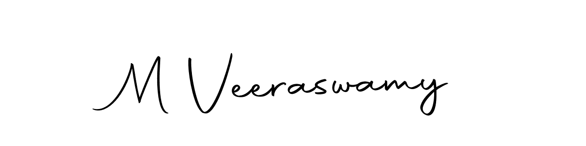 Design your own signature with our free online signature maker. With this signature software, you can create a handwritten (Autography-DOLnW) signature for name M Veeraswamy. M Veeraswamy signature style 10 images and pictures png