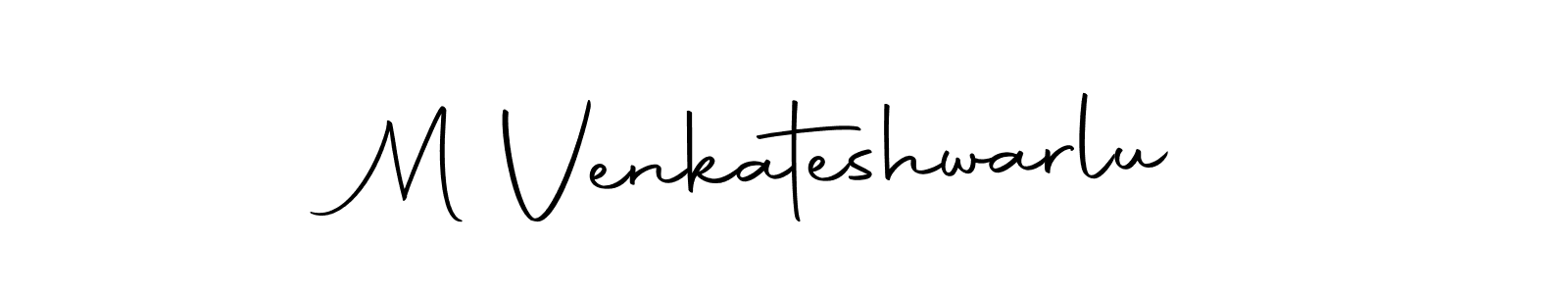 The best way (Autography-DOLnW) to make a short signature is to pick only two or three words in your name. The name M Venkateshwarlu include a total of six letters. For converting this name. M Venkateshwarlu signature style 10 images and pictures png