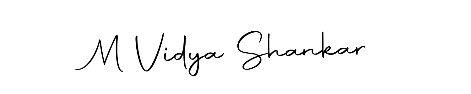 Autography-DOLnW is a professional signature style that is perfect for those who want to add a touch of class to their signature. It is also a great choice for those who want to make their signature more unique. Get M Vidya Shankar name to fancy signature for free. M Vidya Shankar signature style 10 images and pictures png