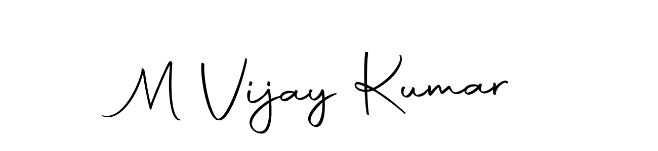 How to make M Vijay Kumar signature? Autography-DOLnW is a professional autograph style. Create handwritten signature for M Vijay Kumar name. M Vijay Kumar signature style 10 images and pictures png