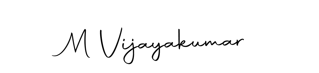 Use a signature maker to create a handwritten signature online. With this signature software, you can design (Autography-DOLnW) your own signature for name M Vijayakumar. M Vijayakumar signature style 10 images and pictures png